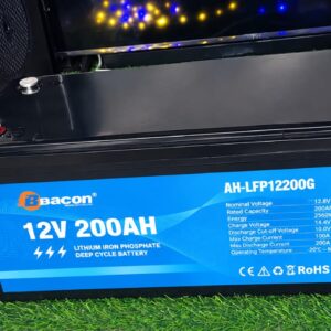 Beacon 12V 200AH LiFePO4 - 2560Wh