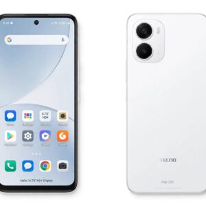 Tecno POP 20, 6.75'', 64GB +4GB RAM (Dual SIM), 5000MAh, 4G - Flare White